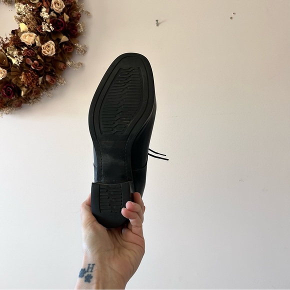 VINTAGE | Black Heeled Laced Booties Made In Montreal, Canada - Picture 3 of 5